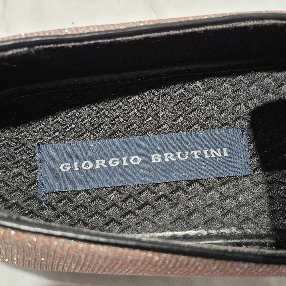 Giorgio Brutini Mens Shoes Size 10 Shiny Slip On Loafer Dress Shoes